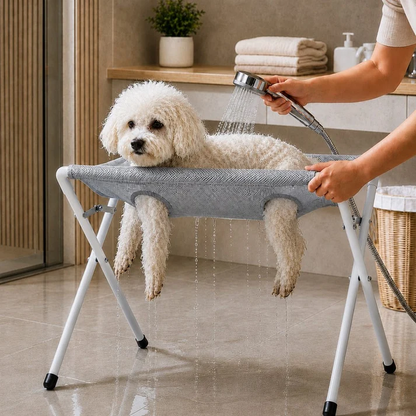 Foldable Elevated Dog Grooming Hammock