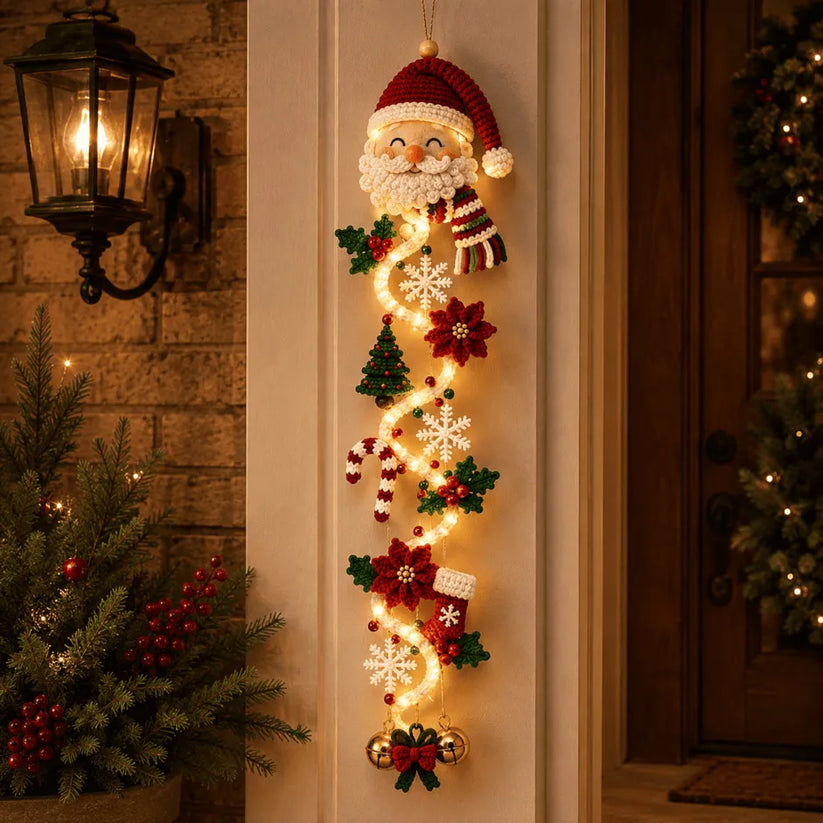 🎄✨ MerryCascade™ Glowing Christmas Door Hanger
