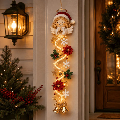 🎄✨ MerryCascade™ Glowing Christmas Door Hanger