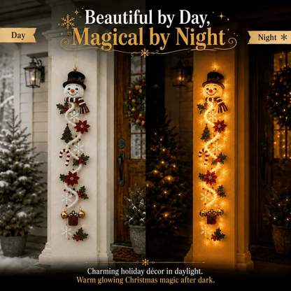 🎄✨ MerryCascade™ Glowing Christmas Door Hanger