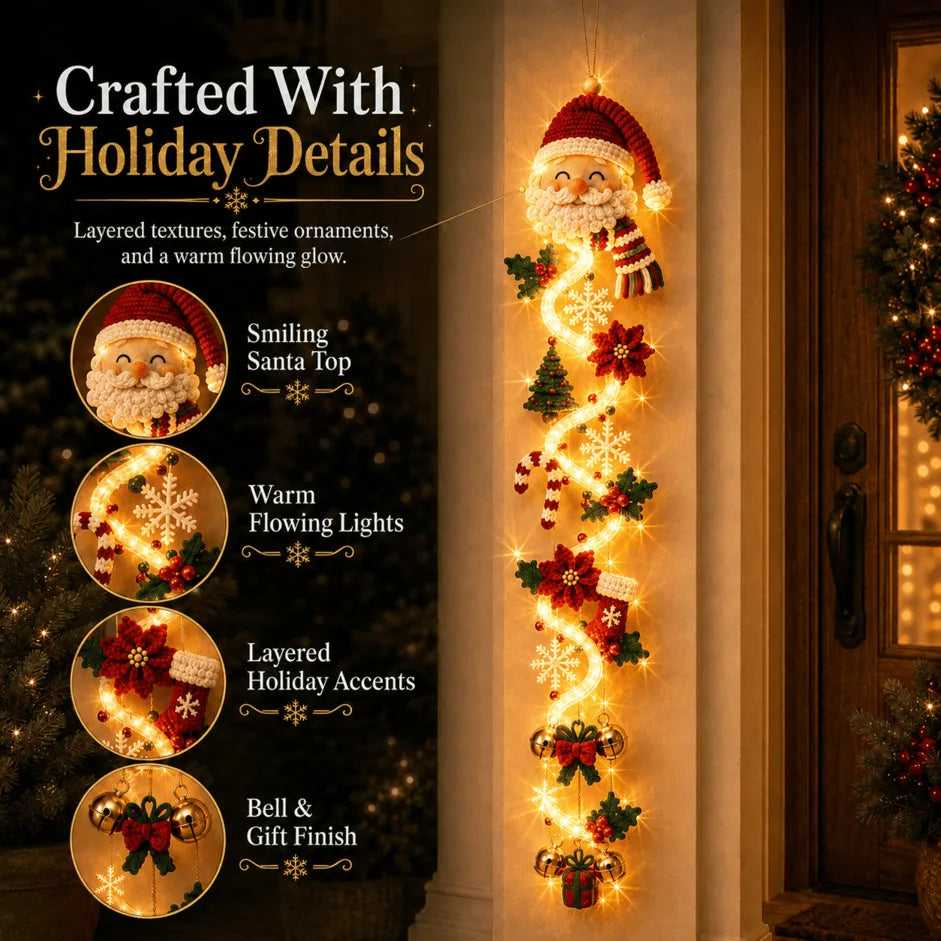 🎄✨ MerryCascade™ Glowing Christmas Door Hanger