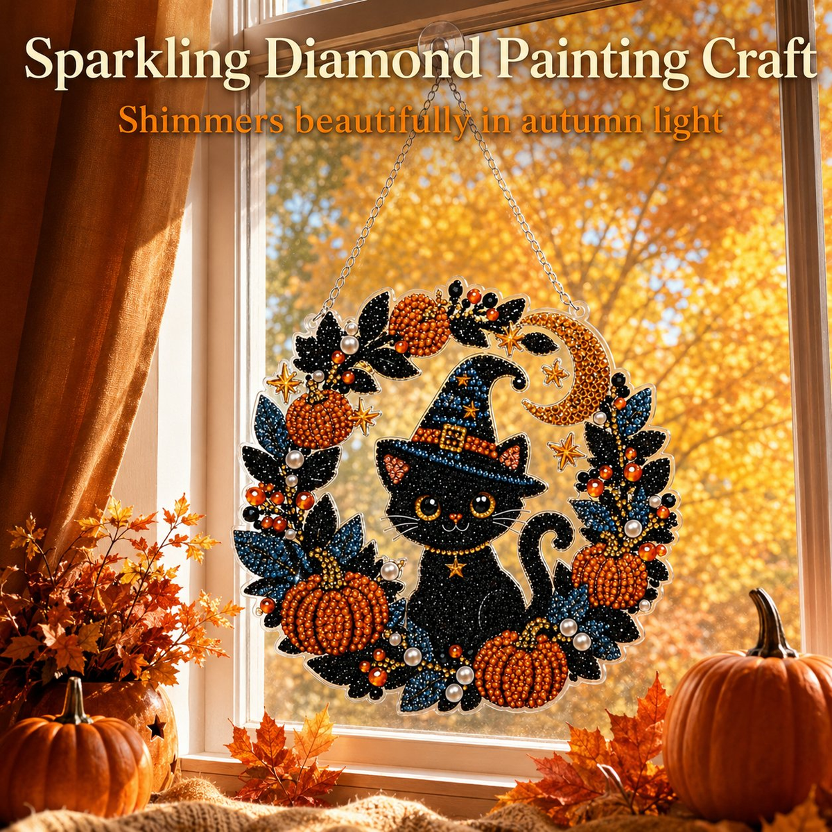👻✨DIY Spooky Hanging Ornament Kit |🎃Cute Handmade Decor for Holidays,Parties & Home Displays