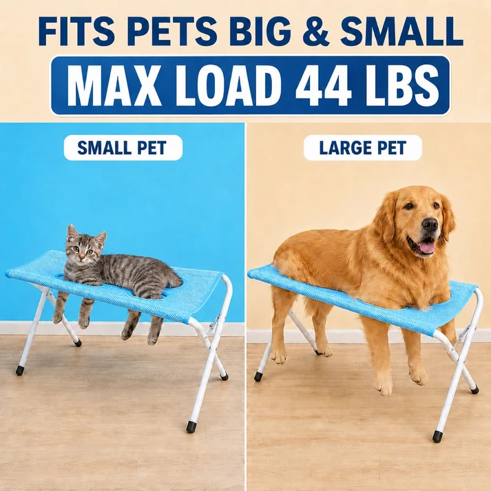Foldable Elevated Dog Grooming Hammock
