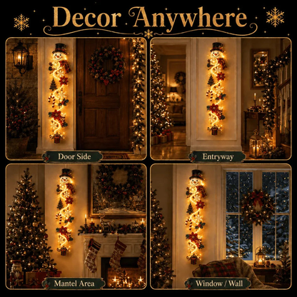 🎄✨ MerryCascade™ Glowing Christmas Door Hanger